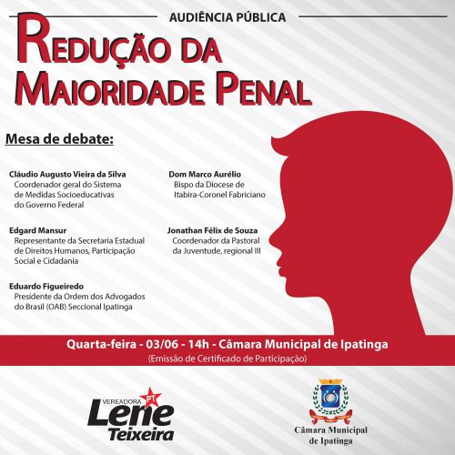 Audiência Pública - Redução da Maioridade Penal