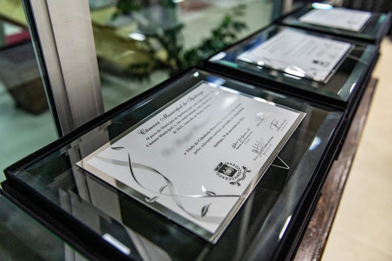 Cidadania Honorária: Câmara de Ipatinga presta homenagens nesta terça-feira